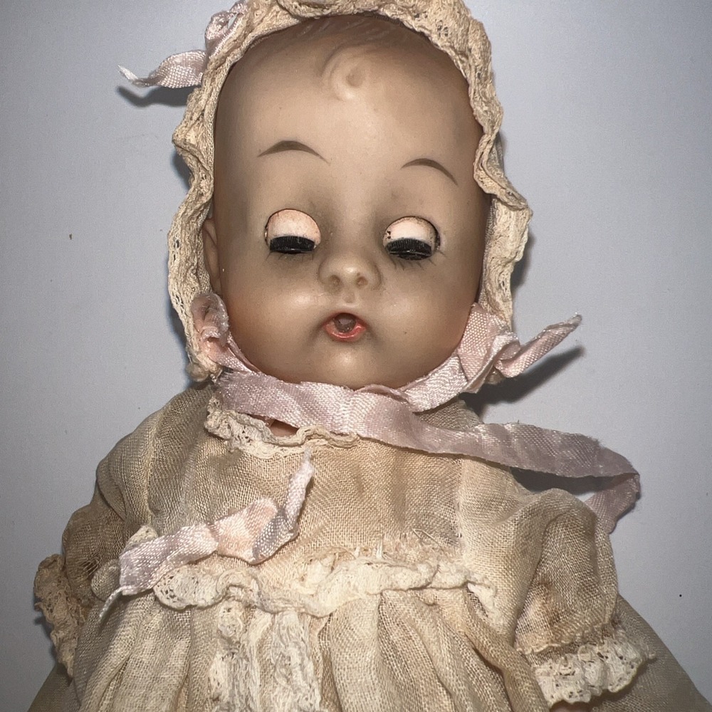 Vintage Allied Eastern AE  Sleepy Eyes Drink Wet Vinyl Baby Doll USA - Picture 7 of 9
